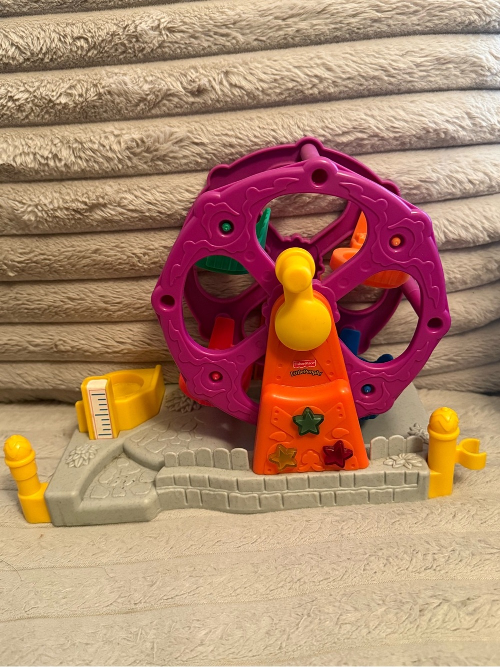 2003 Fisher Price Little People Ferris Wheel Replacement Part Carnival Fair Ride